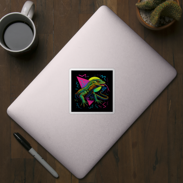 Retro Neon Timor Monitor by Reptiq's Store